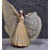 16003 GOLDEN ZOYA CRYSTAL WEDDING WEAR LEHENGA (five piece suit)